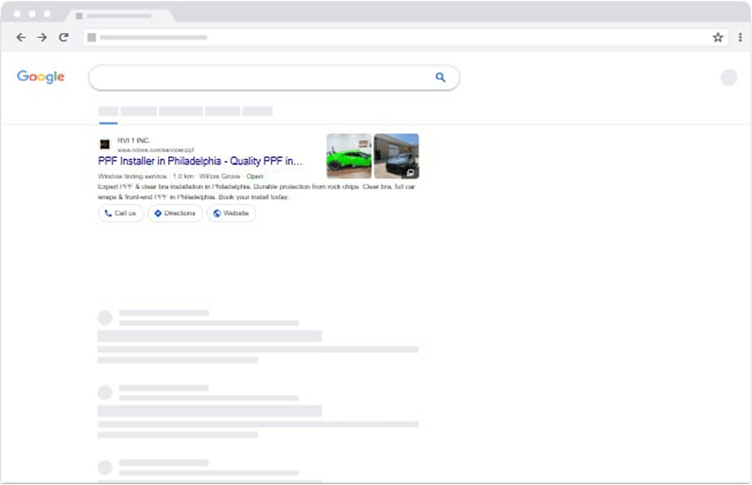 Приклад пошукової реклами - 3