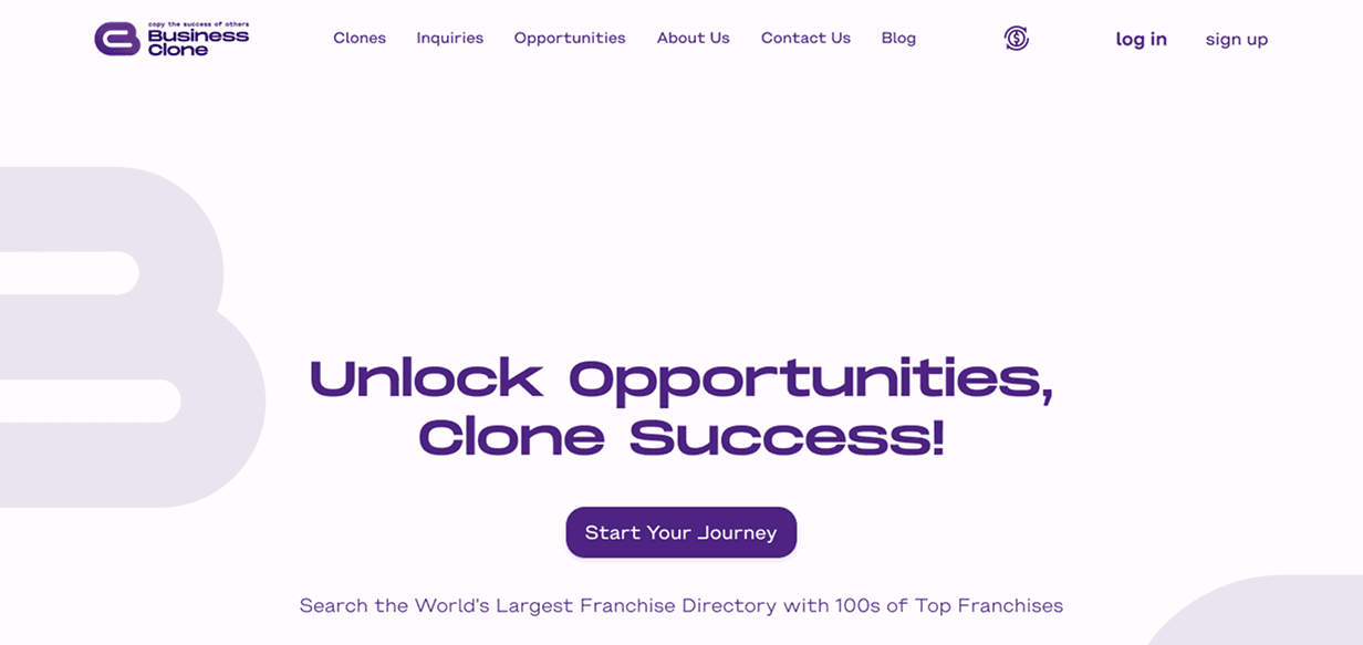 Primary color palette for the Businessclone brand: navy blue (#191957), purple (#4B2280) and crimson (#942D88) with their CMYK, RGB and Pantone values